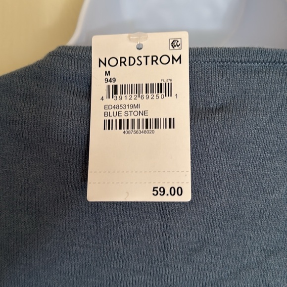 Open Edit Wrap Sweater in blue - Picture 6 of 6